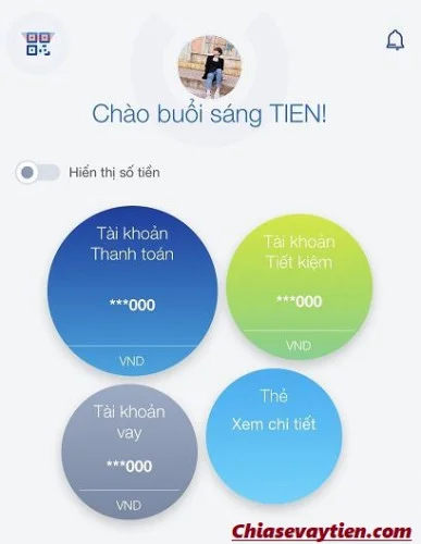 Xem chi tiết tài khoản ACB