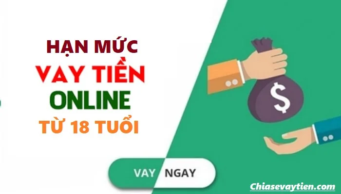 Hạn mức vay tiền Online từ 18 tuổi