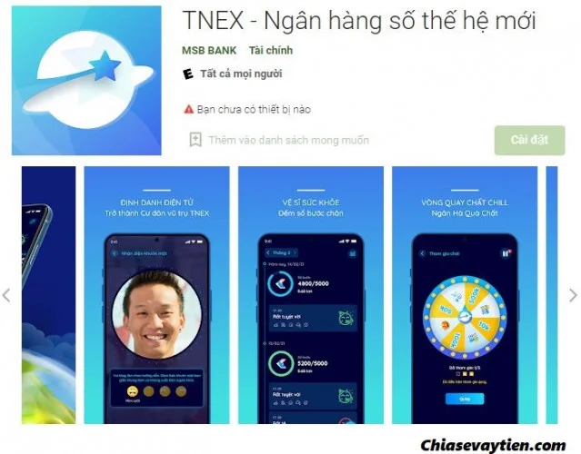 Cài đặt TNEX MSB Online