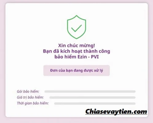 Kích thoạt thẻ bảo hiểm Ezin