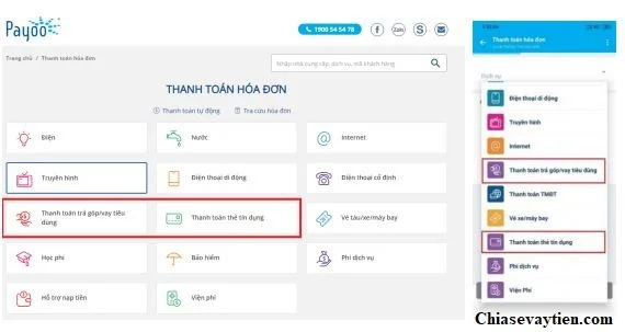 Thanh toán khoản vay LOTTE Finance qua Payoo Online