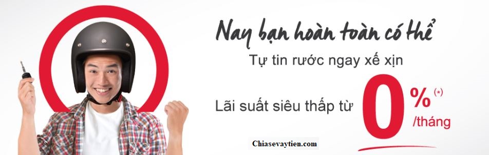 Vay tiền trả góp mua xe máy Home Credit