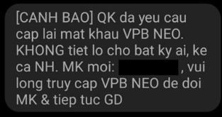 Quên tên đăng nhập VPBank - Bước 5