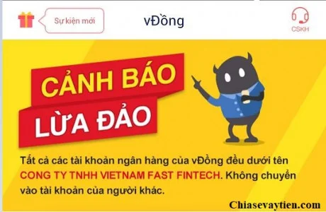 Cảnh báo lừa đảo vĐồng