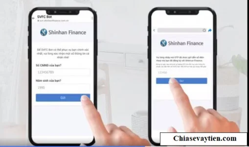 Tra cứu khoản vay Shinhan Finance SVFC Bot