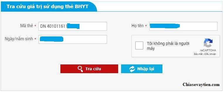 Tra cứu hạn bảo hiểm y tế qua Online