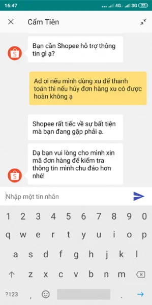 Tổng đài chăm sóc khách hàng Shopee