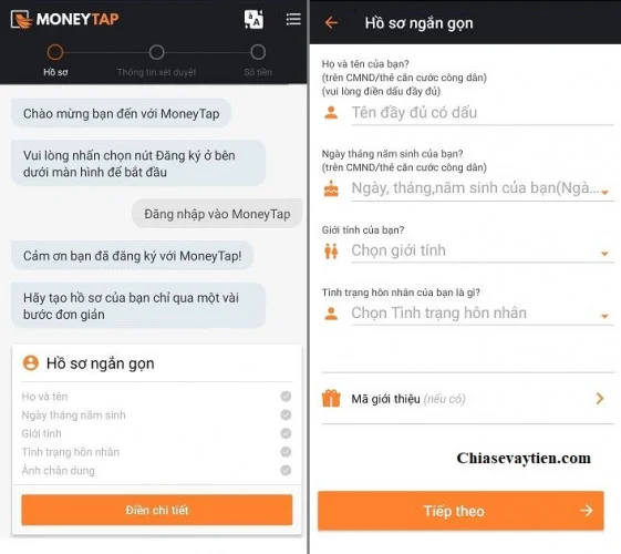 Vay tiền Online MoneyTap