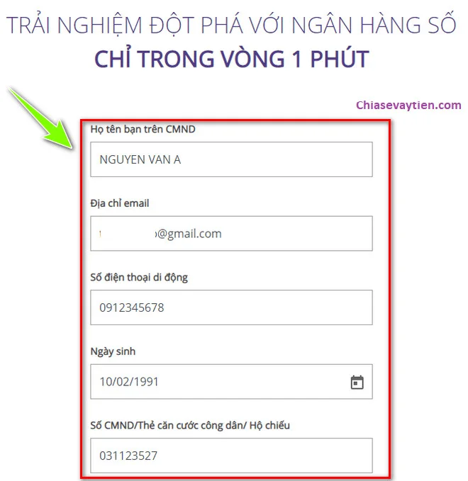 Hướng dẫn mở thẻ timo nhận ngay trong ngày