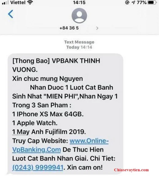 Cảnh bảo chiêu trò của những đối tượng giả mạo Vpbank lừa đảo khách hàng