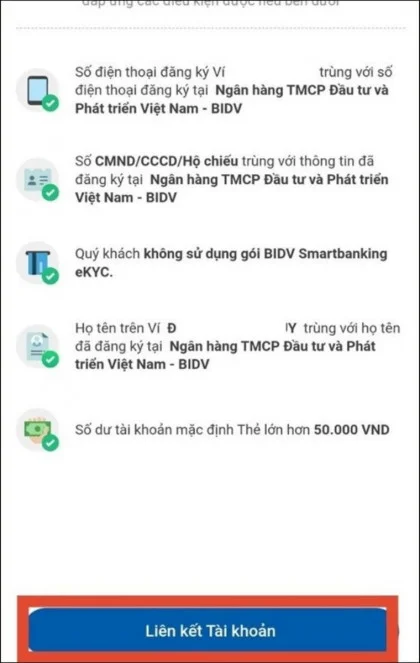 Tạo liên kết thẻ ngân hàng - VNPAY