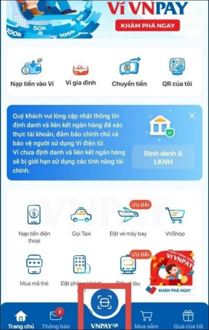 Thanh toán bằng VNPAY - QR