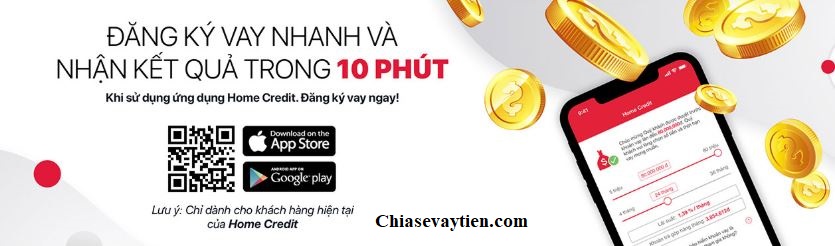 Vay tiền mặt trả góp hàng tháng Home Credit