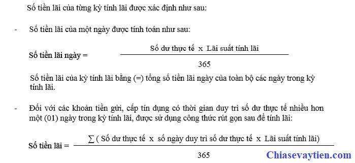 Cách tính lãi suất ngân hàng Eximbank